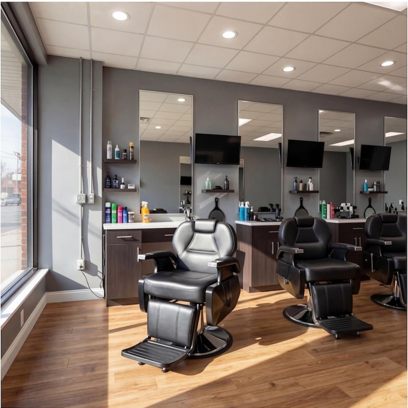 Artist hand Black All Purpose Hydraulic Recline Barber Chair Salon Beauty Styling Chair for Beauty Shop