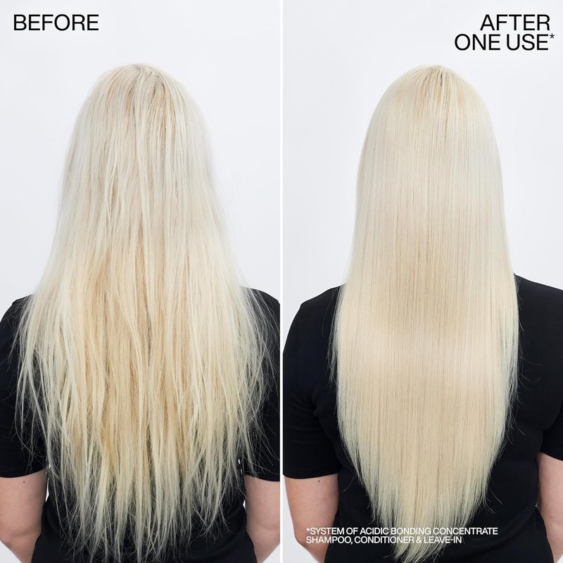 Redken Acidic Bonding Concentrate Shampoo, Conditioner & Treatment Set For Damaged and All Hair Types - Repair and Strengthen Weak Hair Bonds With Citric Acid