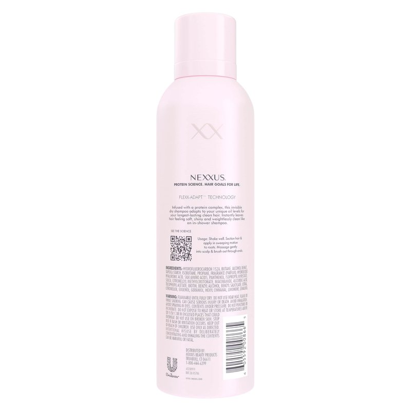 Nexxus Styling Refreshing Dry Shampoo For Oily Hair Advanced Invisible Clean Dry Shampoo Powered by Flexx-Adapt Technology and Infused with a Protein Complex 5 oz