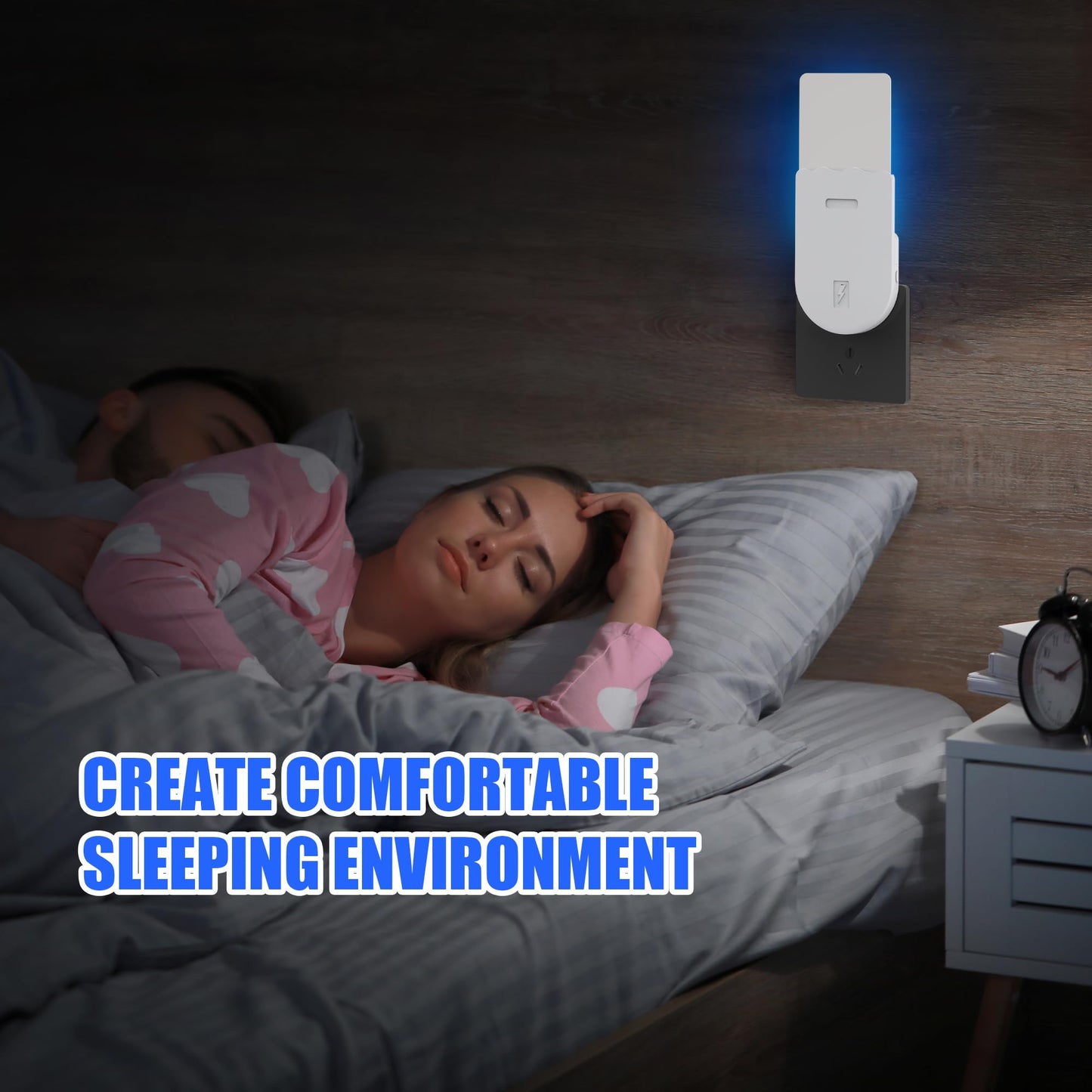 Solarush Indoor UV Fly Trap – Silent Gnat & Fruit Fly Catcher with Night Light, 400 sq. ft Coverage