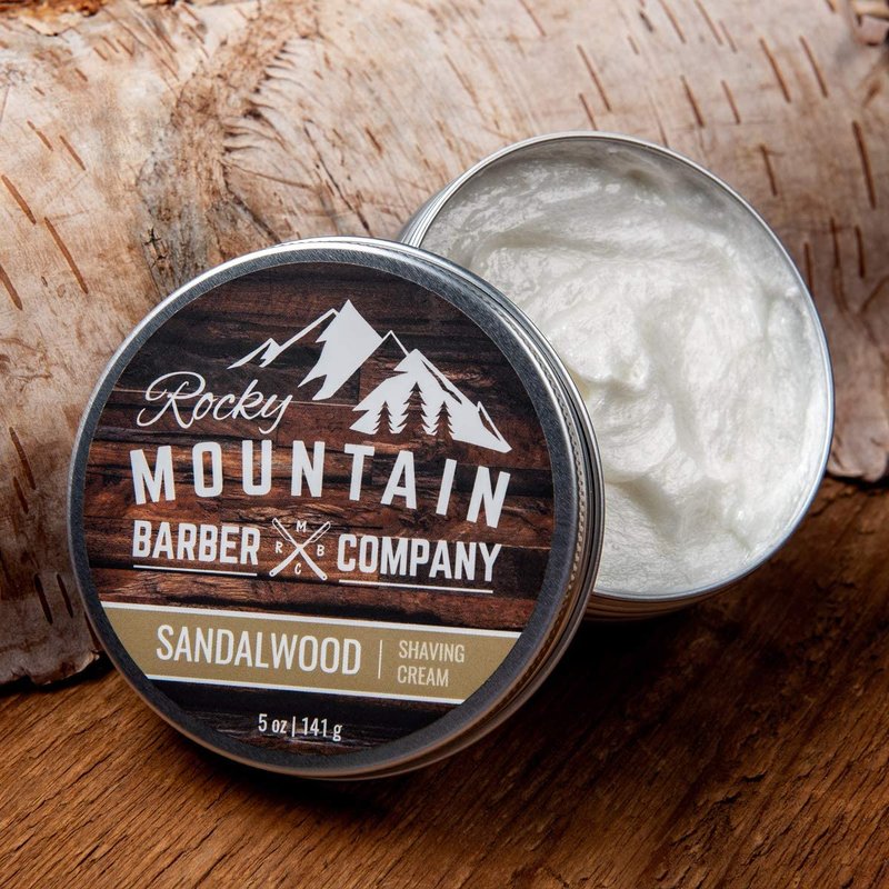 Sandalwood Shaving Cream for Men - Thick Lather for Traditional & Cartridge Shaving | 5oz Tin