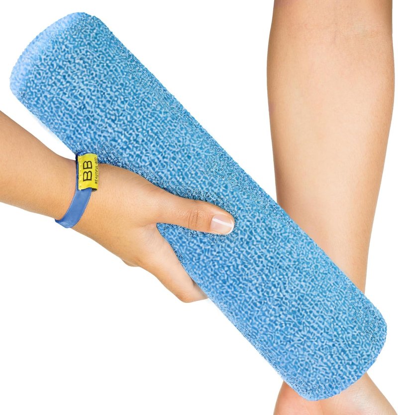 Back Scrubber for Shower - Beautiful Bod Patented 13-Inch Exfoliating Loofah with Built-in Handle, Easily Reaches Entire Back, Full Body Shower Scrubber for Back Washing, Exfoliation & Skin Smoothing
