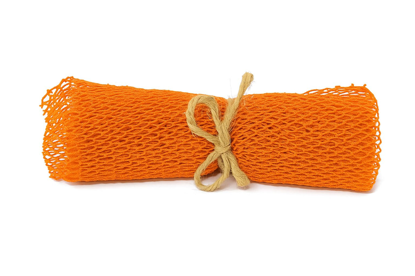 Unami Skincare African Net Sponge - Long African Bath Sponge - Exfoliating Net Sponge - Gentle Exfoliation for Soft - Scrub Net for Shower, Smooth Skin - Orange