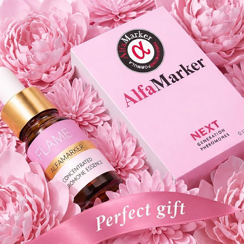 ALFAMARKER Perfumes with Pheromones for Women, Alcohol-Free, Extra-Strength Concentration Pheromone Perfume Oil, Long-Lasting Sensual Scent, Travel Size 5 ml