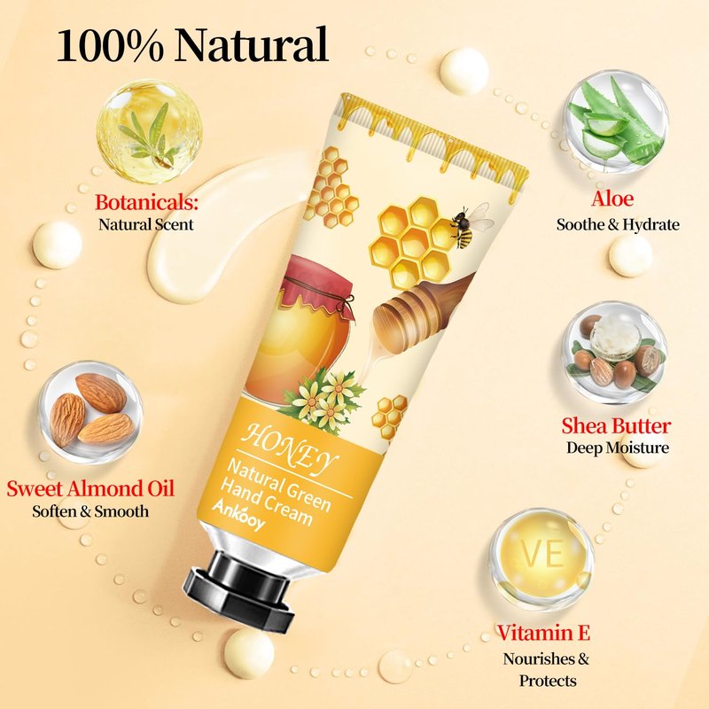 Hand Cream for Dry Cracked Hands - 12 Pack Natural Lotion | Perfect Gift for Nurses & Teachers