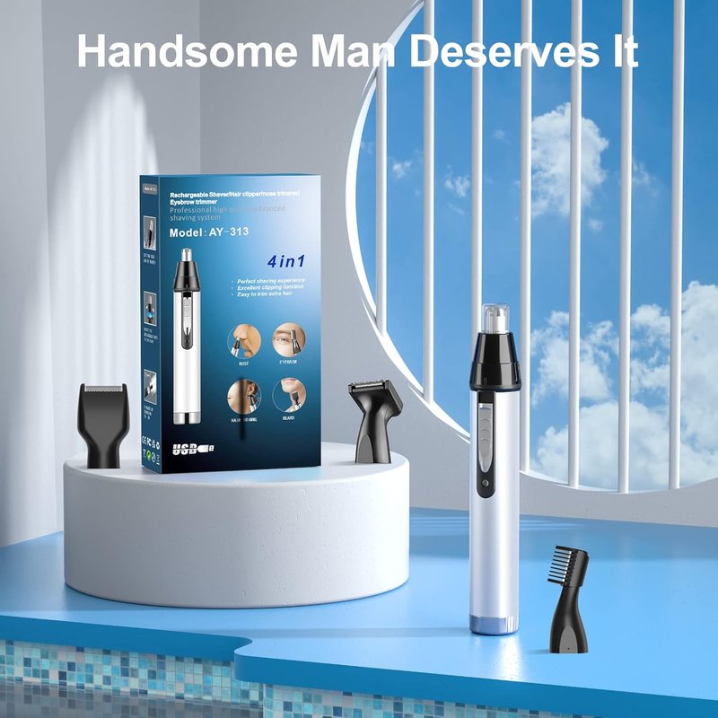Skiennix Ear and Nose Hair Trimmer - Precision Grooming Tool for Effortless Hair Removal