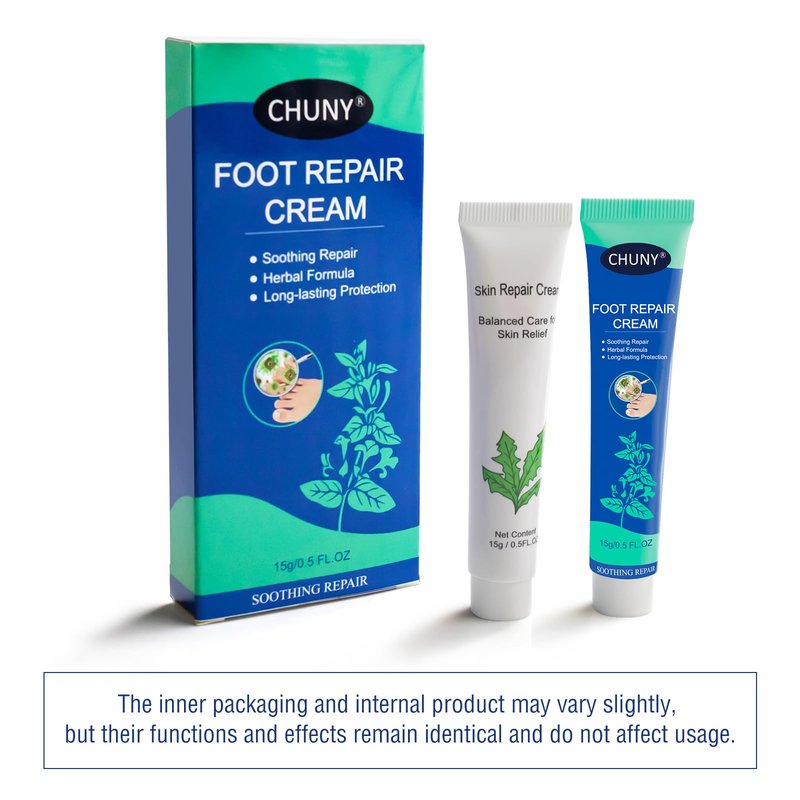 CHUNY Foot Cream for Cracked Heels Cream - Extra Strength for Cracked Heels, Dry Skin & Itchy Feet – Soothes Burning, Scaling & Irritation for Men and Women