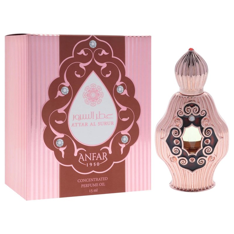 Anfar Attar Al Surur | Women's 0.5 oz Concentrated Perfume Oil - Luxurious Fragrance Experience