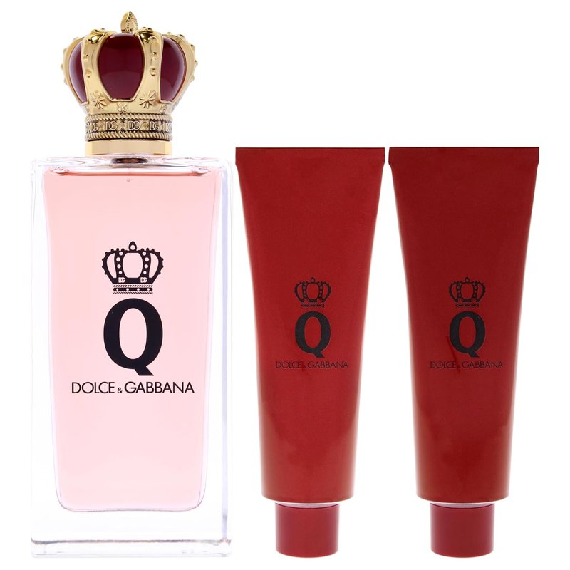 Dolce & Gabbana Q Women's Fragrance Gift Set - 3.3oz EDP Spray, 1.69oz Shower Gel & Body Lotion