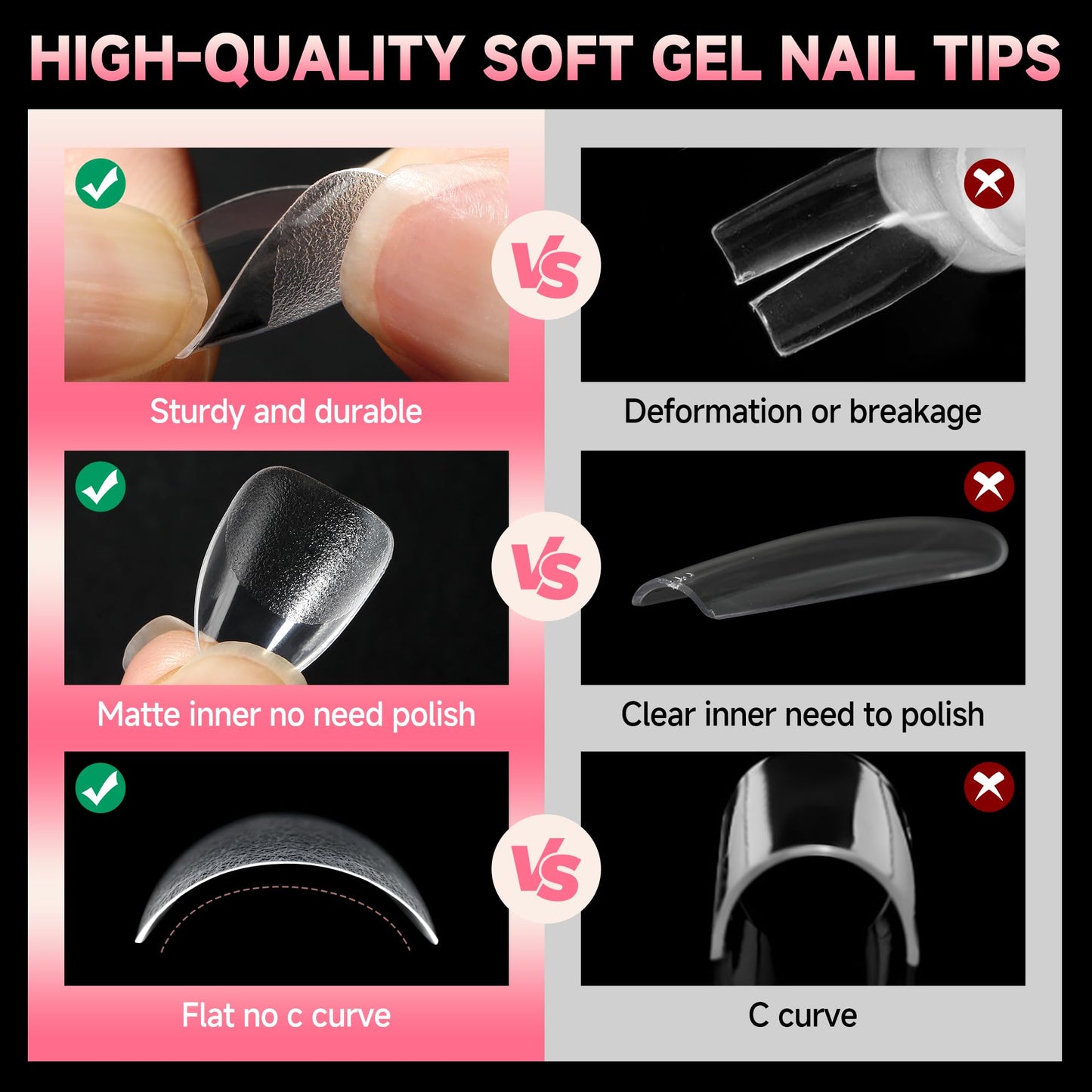 UNA GELLA Extra Short Almond Nail Tips 12 Sizes Short Almond Gel Nail Tips 120Pcs Soft Gel Clear Full Cover Nails Tips Acrylic False Nails Press On Nails for Extensions DIY Salon