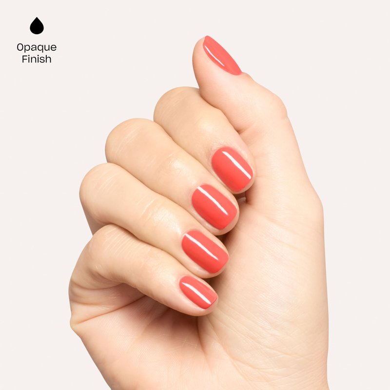OPI Nail Lacquer Heat Vision | Opaque Bright Warm Coral Crème Chip Resistant Nail Polish x Supergirl Collection