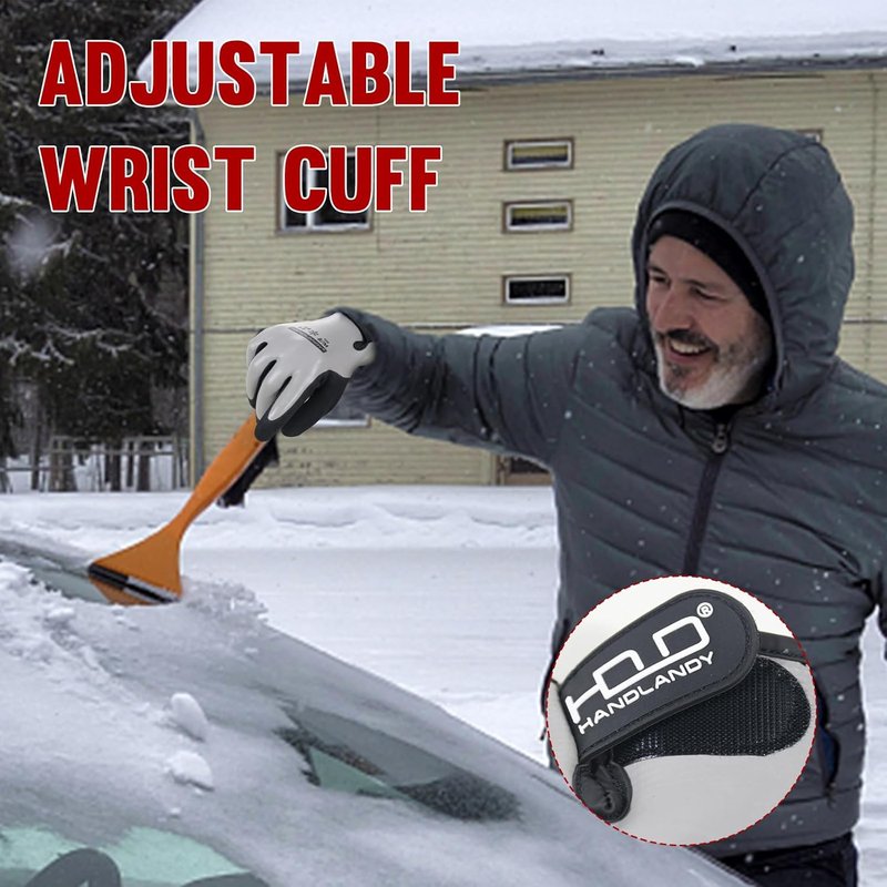 AIGEVTURE Waterproof Winter Work Gloves - Insulated Thermal Liner for Superior Grip | XX Large