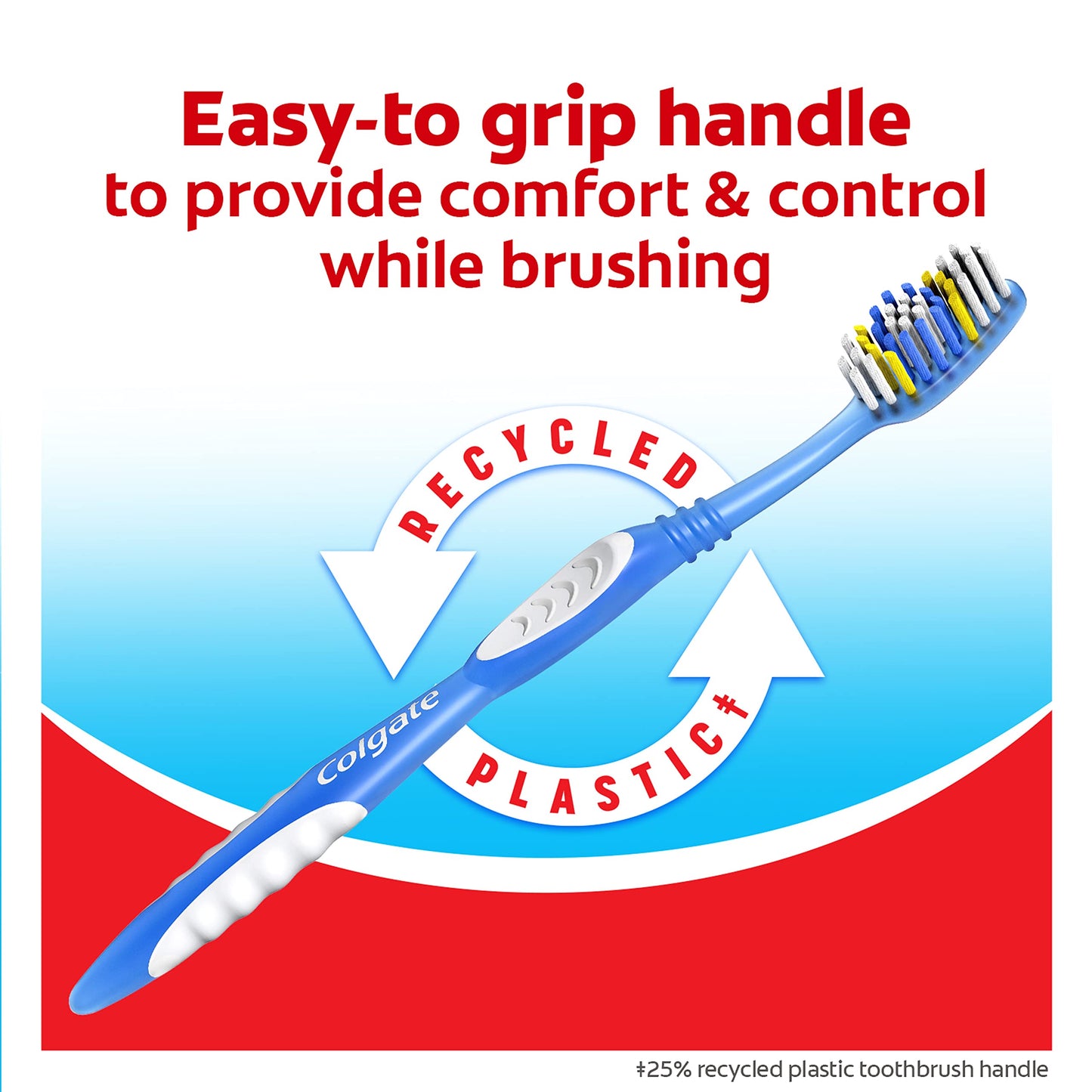 Colgate Extra Clean Toothbrush, Soft Toothbrush for Adults