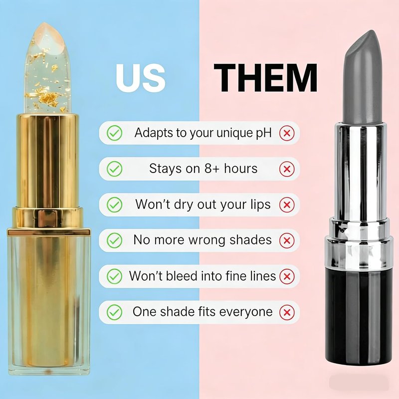 Color Changing Lipstick for Older Women - Deep Nourishing Formula | Long-Lasting 8+ Hours