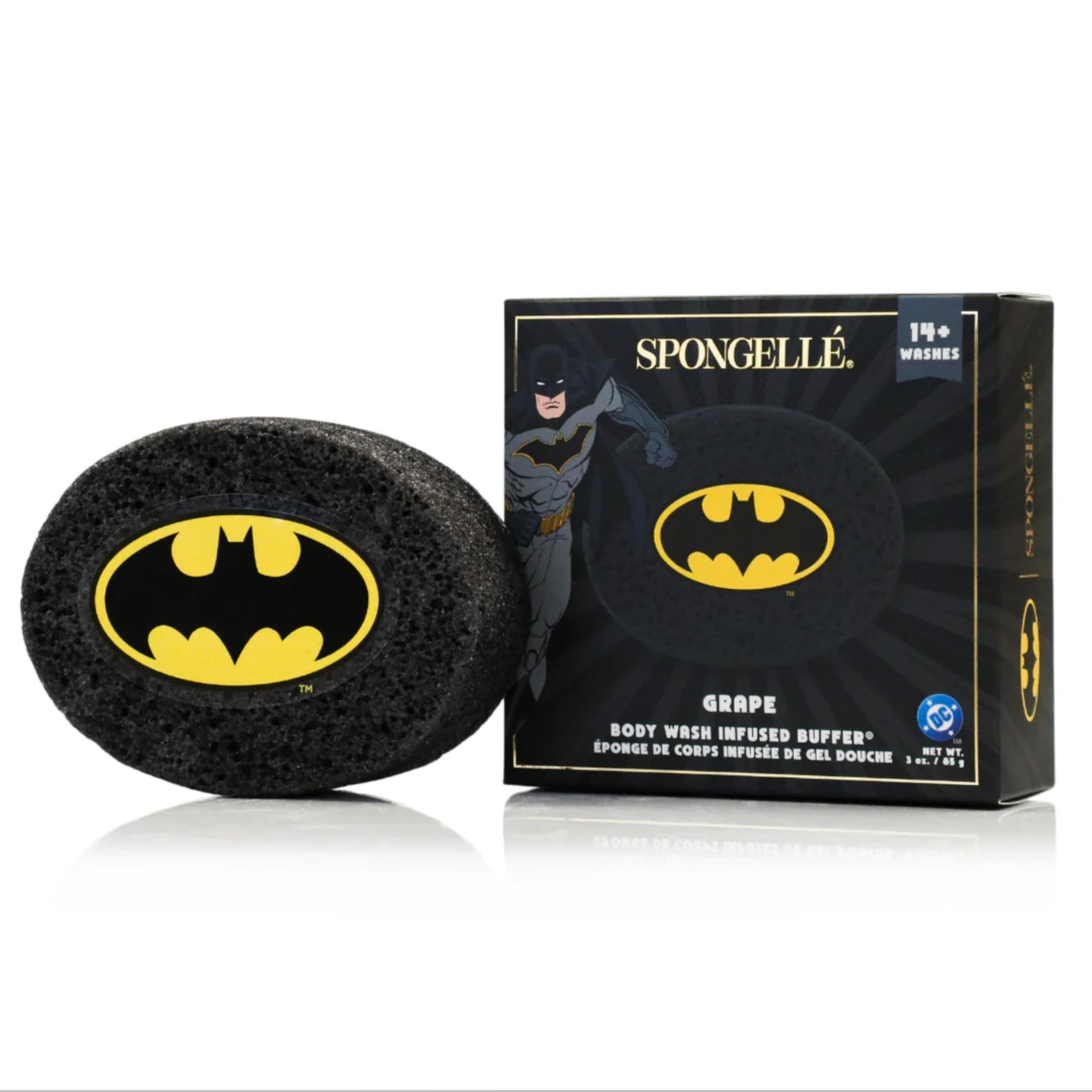 Spongellé Batman Grape Body Buffer | DC Super Hero Collection