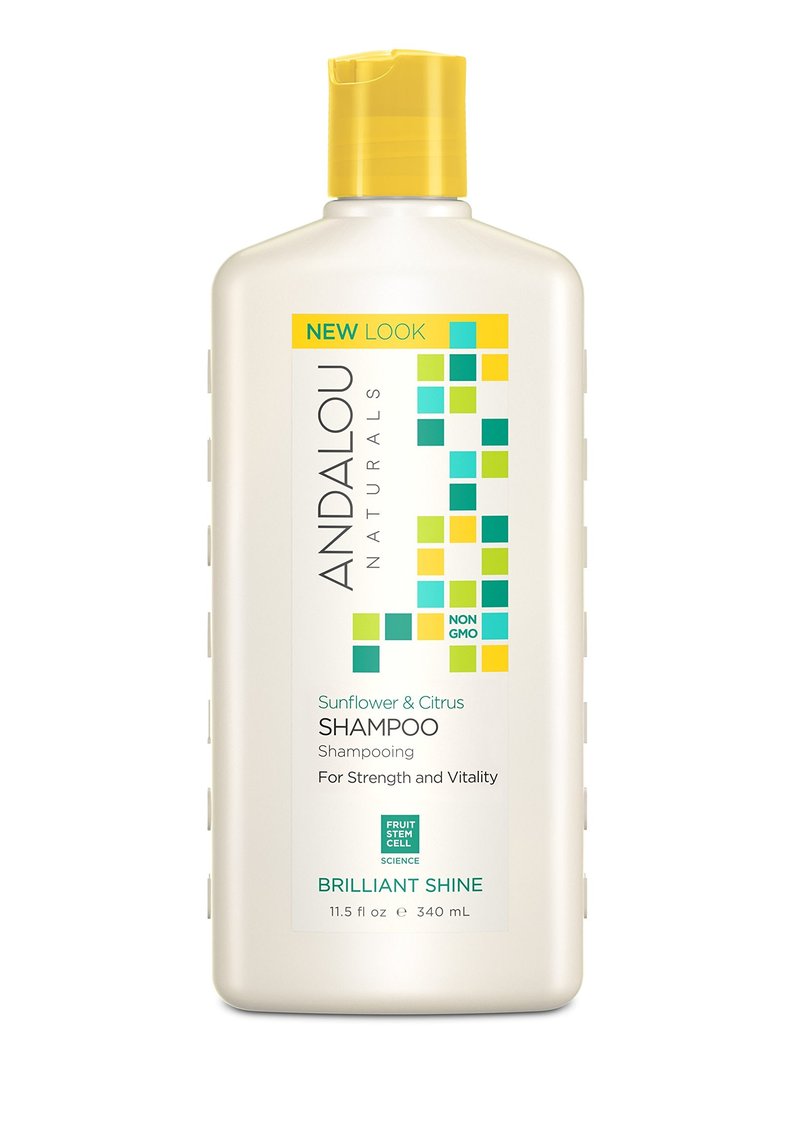 Andalou Naturals Sunflower and Citrus Brilliant Shine Shampoo, 11.5 Ounce