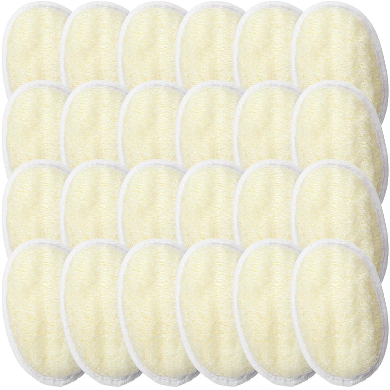 Afcabakila 24 Pcs Loofah Pack Loofah Pads Bulk Exfoliating Pad Body Scrubber Bath Scrubber Bath Shower Spa Gentle Cleansing for Men Women Shower Baths and Spa Travel