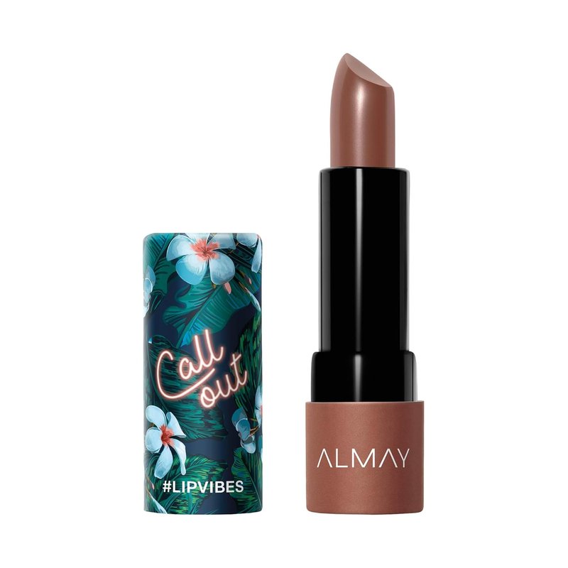 Almay Lipstick - Matte Cream Finish with Vitamin E & Shea Butter | Hypoallergenic Beige, 0.14 Oz