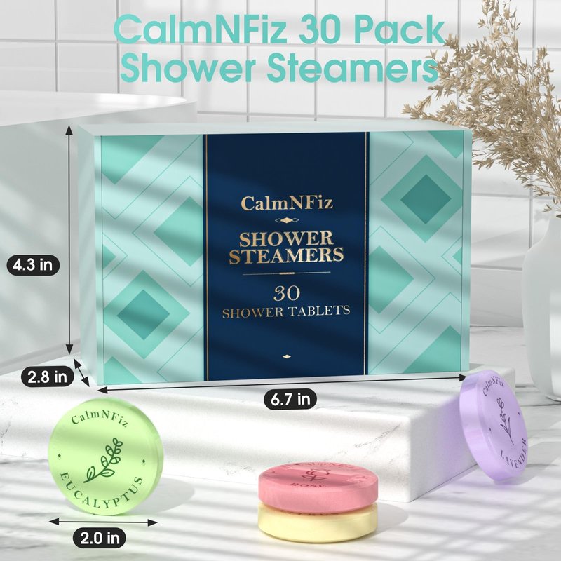 30 Pack Shower Steamers for Women Gift Set, Shower Bath Bombs with 6 Scents, Self Care Gifts for Wife, Easter Basket Stuffers for Women, Mothers Day and Birthday Gift Ideas
