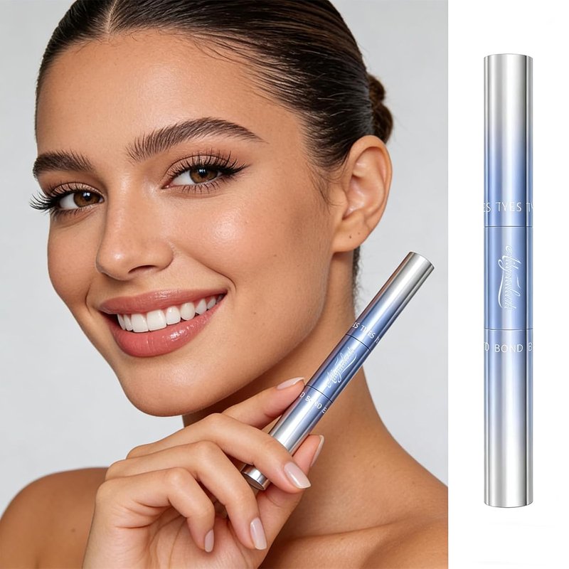 Lash Cluster Glue - 150H Super Strong Hold Waterproof Bond | 2-in-1 Quick Dry, Latex-Free, Black (5ml + 5ml)