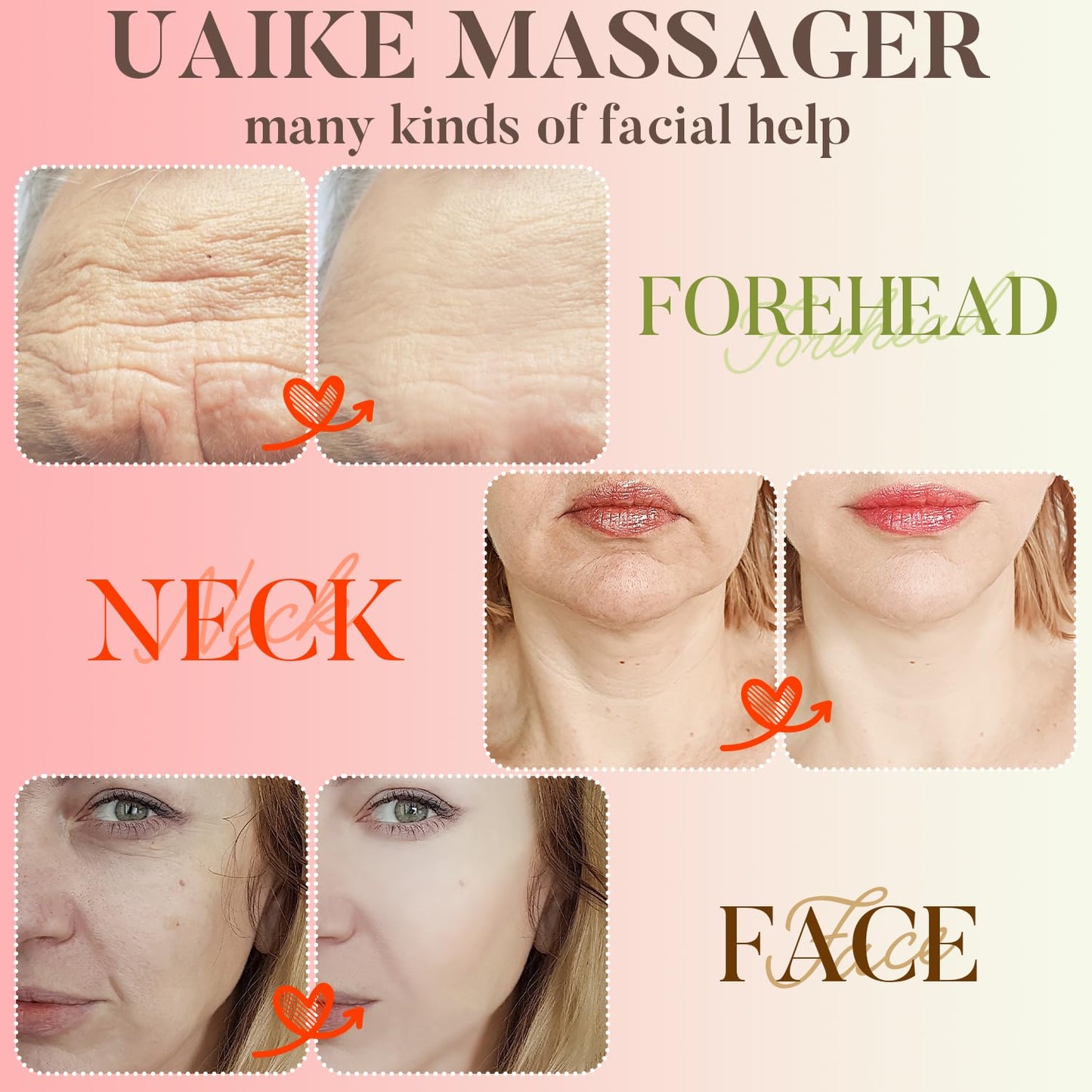 Uaike Red Light Therapy Device - Anti-Aging Skin Treatment for Home Use