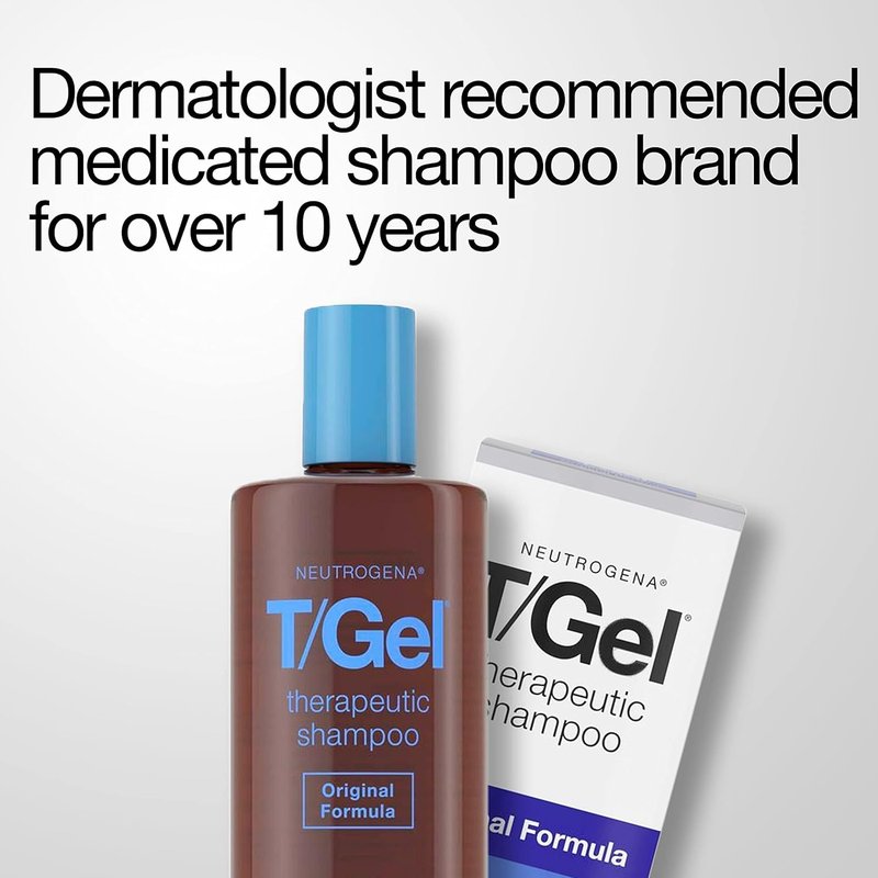 Neutrogena T/Gel Anti-Dandruff Shampoo - Psoriasis & Seborrheic Dermatitis Relief | 4.2 fl. oz