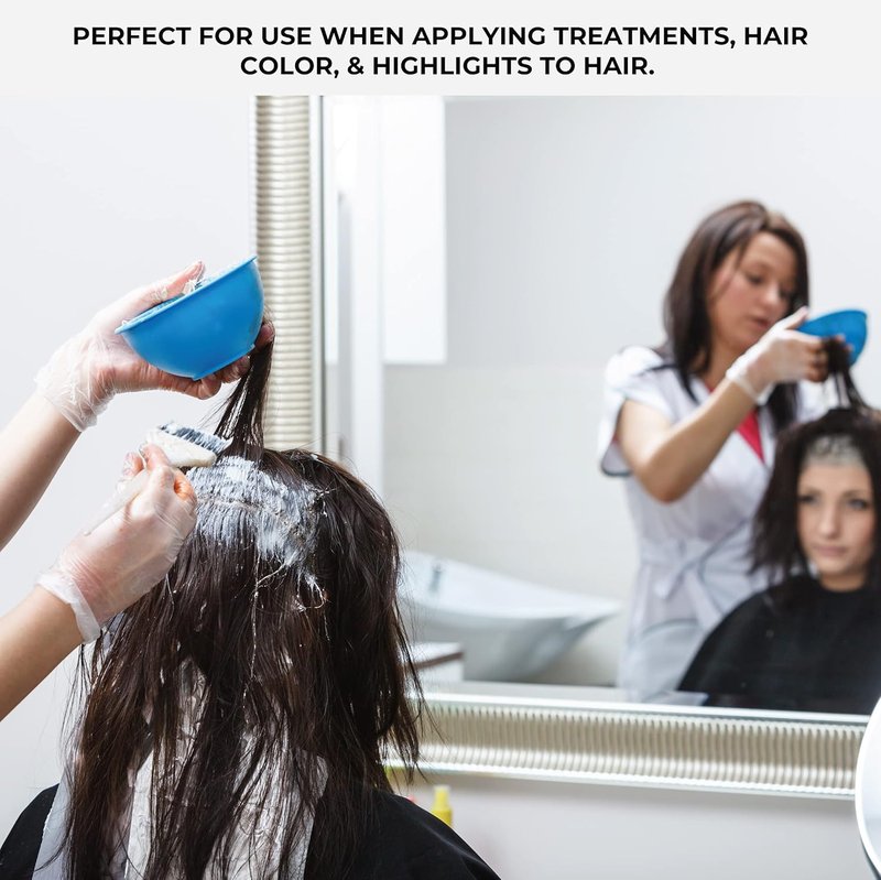 Professional Hair Salon Styling Cape - Low Fluorine Poly Material, Adjustable Snap Closure | 58” L x 47” W, Black