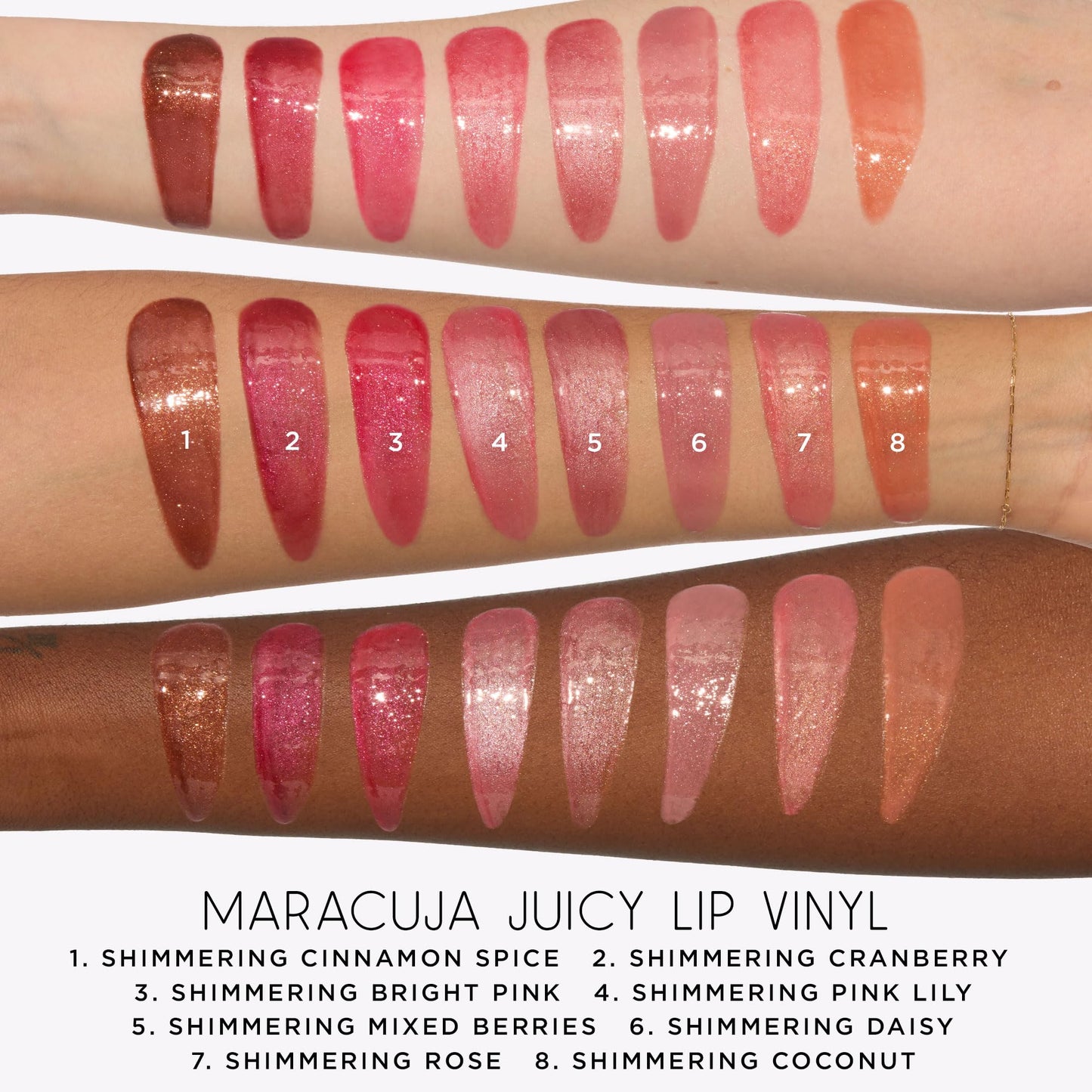 tarte maracuja juicy lip vinyl gloss – Hydrating & Volumizing Lipgloss Balm with Hyaluronic Acid, Vitamin E to Plump & Moisturize, Vegan & Cruelty-Free, full size, shimmering bright pink