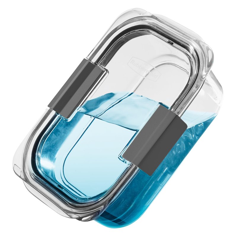 Rubbermaid Brilliance Tritan Plastic Food Storage Containers BPA Free Airtight Lids Ideal for Lunch Meal Prep & Leftovers Set of 5 (3.2 Cup)