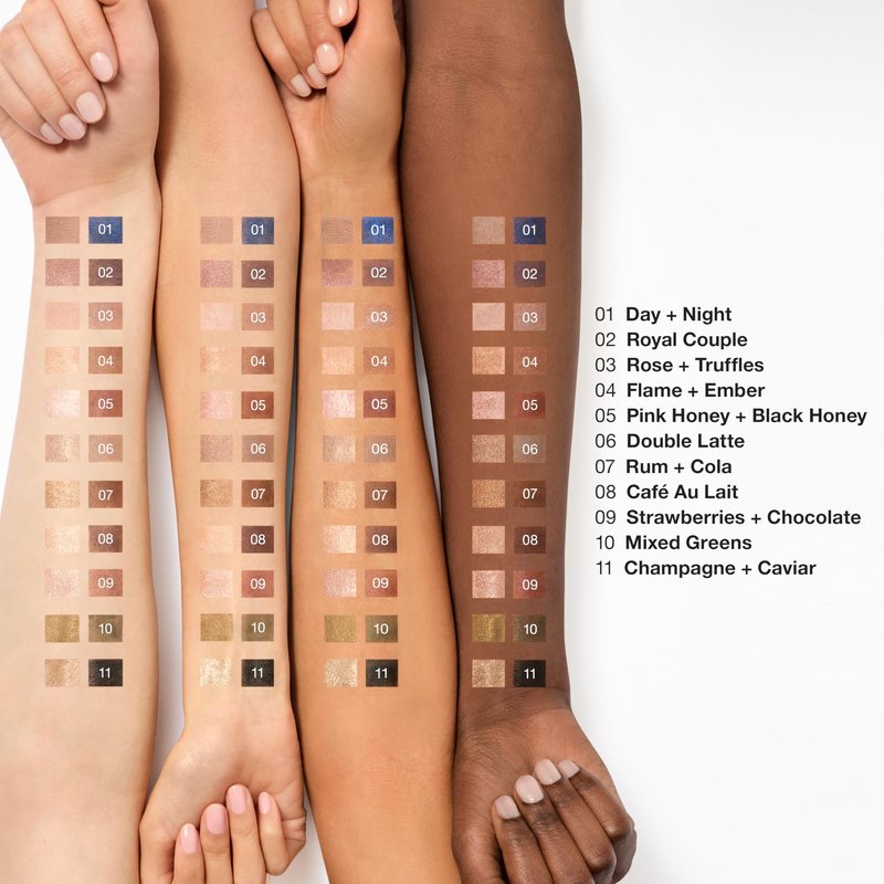Clinique High Impact Shadow Play Shadow + Definer | Crease Proof, Water Resistant + Safe For Sensitive Eyes | 11 Shades, Black Honey/Pink Honey