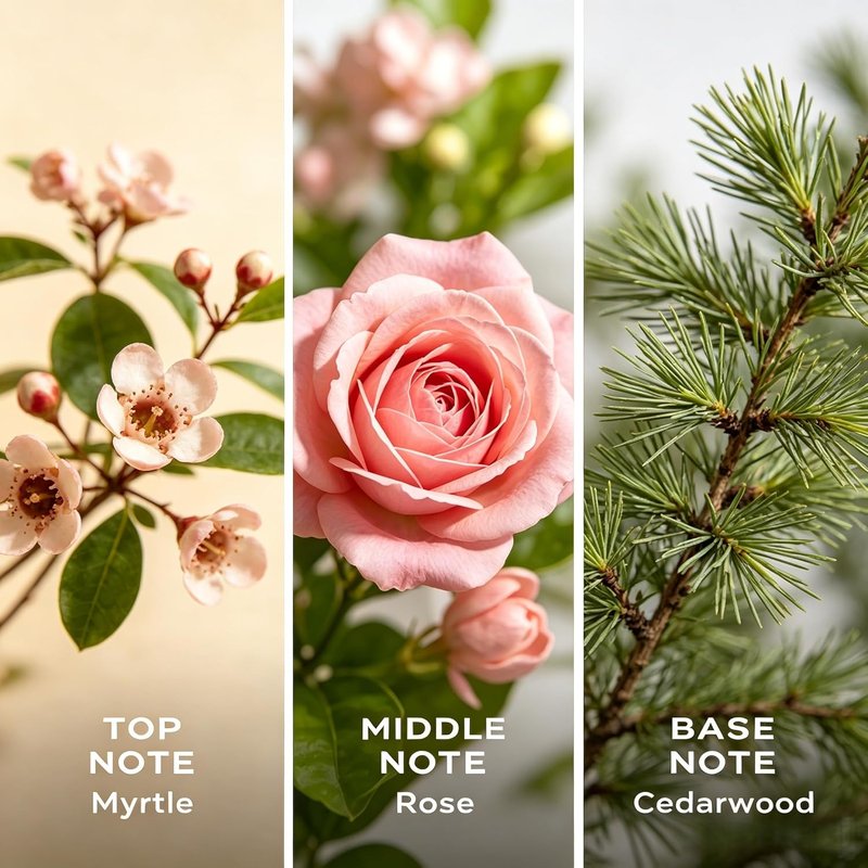 Myrtle Californica Eau de Parfum - Fresh Citrus & Woody Notes | 1.7 Fl Oz Vegan Spray