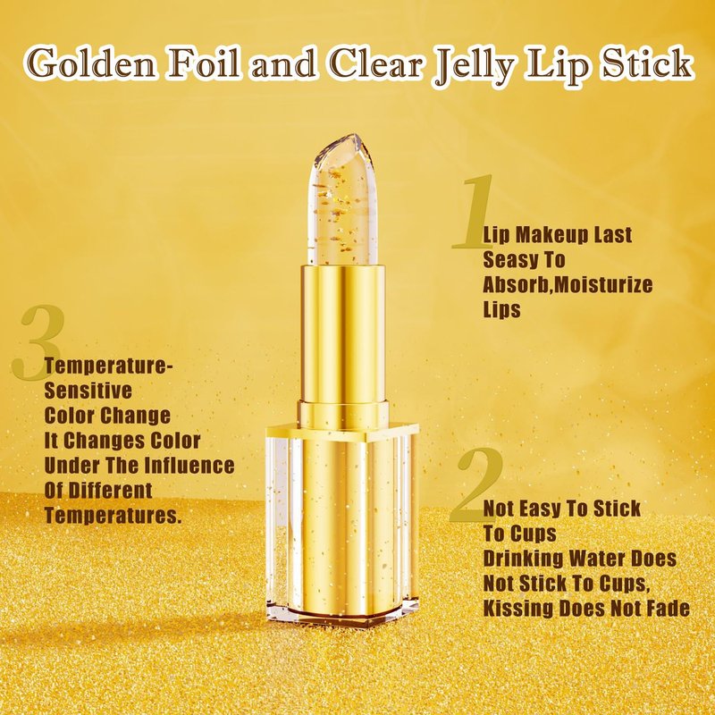Color Changing Lipstick, PH Lipstick Color Changing, PH Adjusting Lip stick, Clear Lip stick That Changes Color, Long Lasting Moisturizing Tinted Lip Balm, Non-Sticky Formula, Mothers Day Gifts (1pcs)