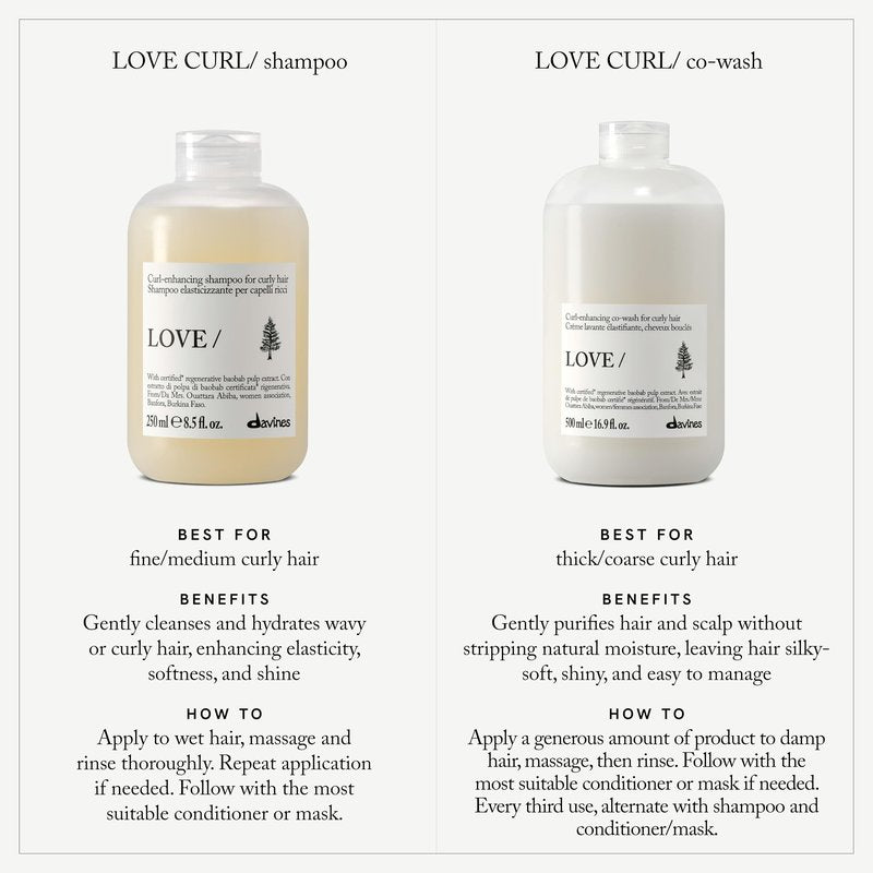LOVE CURL/Shampoo, 8.5 fl oz.
