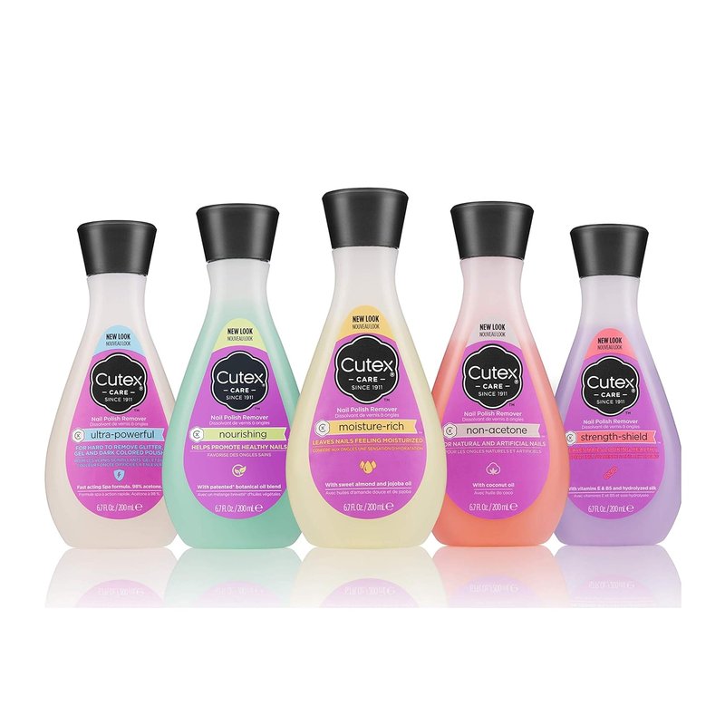 Cutex Moisture-Rich Nail Polish Remover - Nourishing Sweet Almond & Jojoba Oil, 6.7 fl. oz.