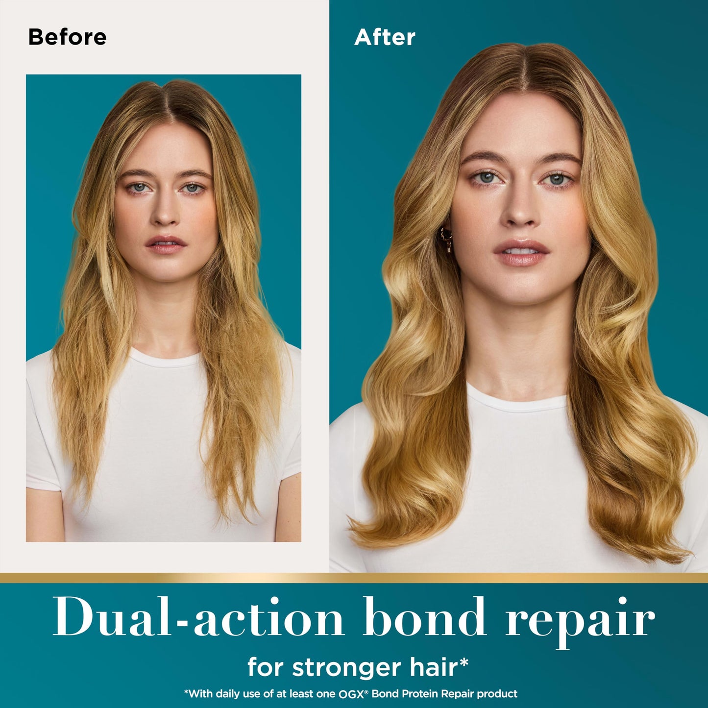 OGX Bond Protein Repair 450°F Heat Protect Spray for Hair 6.5 Fl Oz