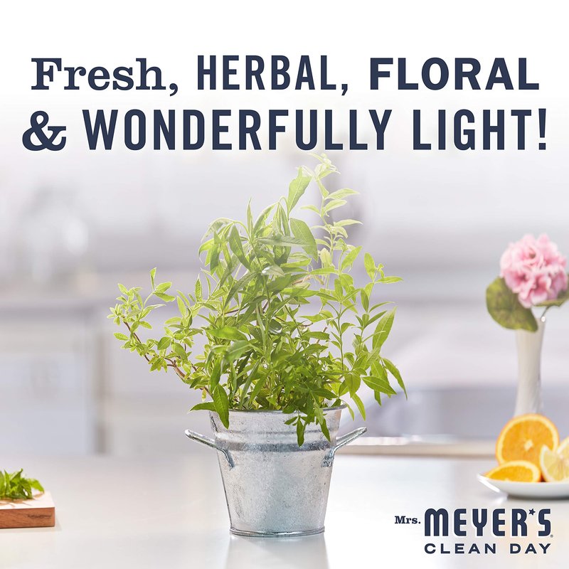MRS. MEYER'S CLEAN DAY Liquid Hand Soap Refill Bottle, Lemon Verbena Scent, 33 Fl oz (Pack of 1)