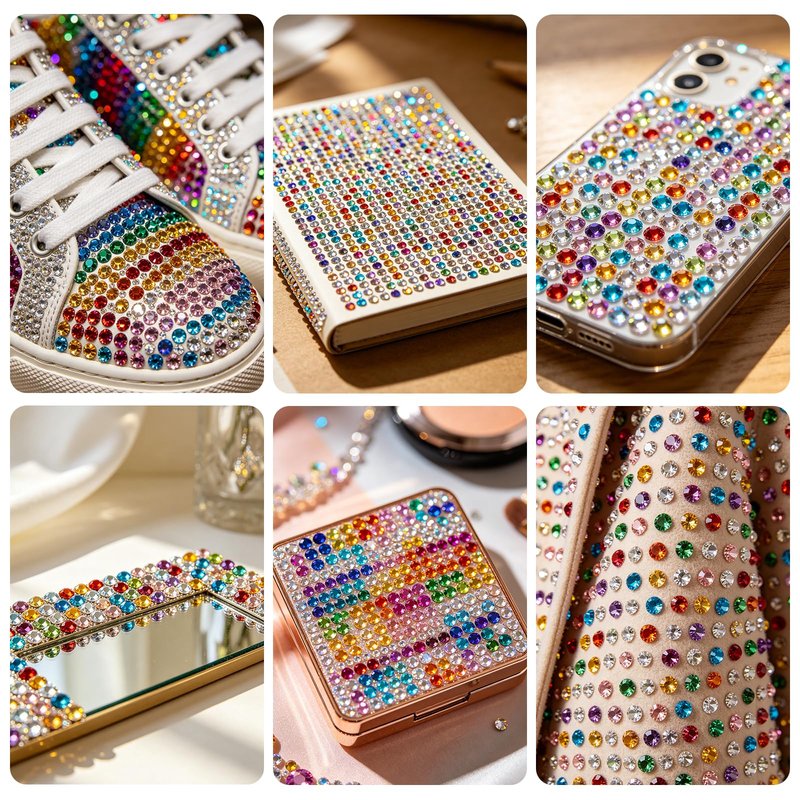 Bedazzling Kit 42 Colors, Bedazzler Kit with 42000Pcs Rhinestones, Tweezer, 3Pcs Jewelry Glue, Dotting Pen and Tray, 3mm Crystal Bedazzle Kits for Bedazzled Gems Nail Art Crafting