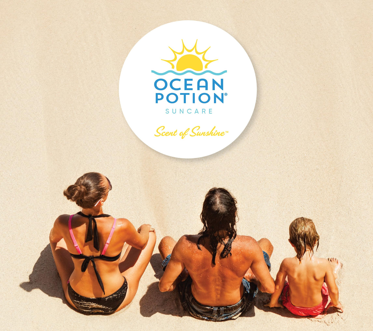 Ocean Potion Sport SPF 50 Sunscreen Lotion, Broad Spectrum UVA/UVB Protection with Aloe & Vitamin E, Water-Resistant Non-Greasy Body Sunscreen, Travel Size, 6.8 oz