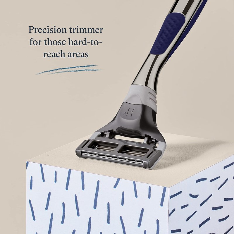 Harry's Shaving Kit for Men - Chrome Razor Handle & 3 Blade Refills | German Engineered Quality