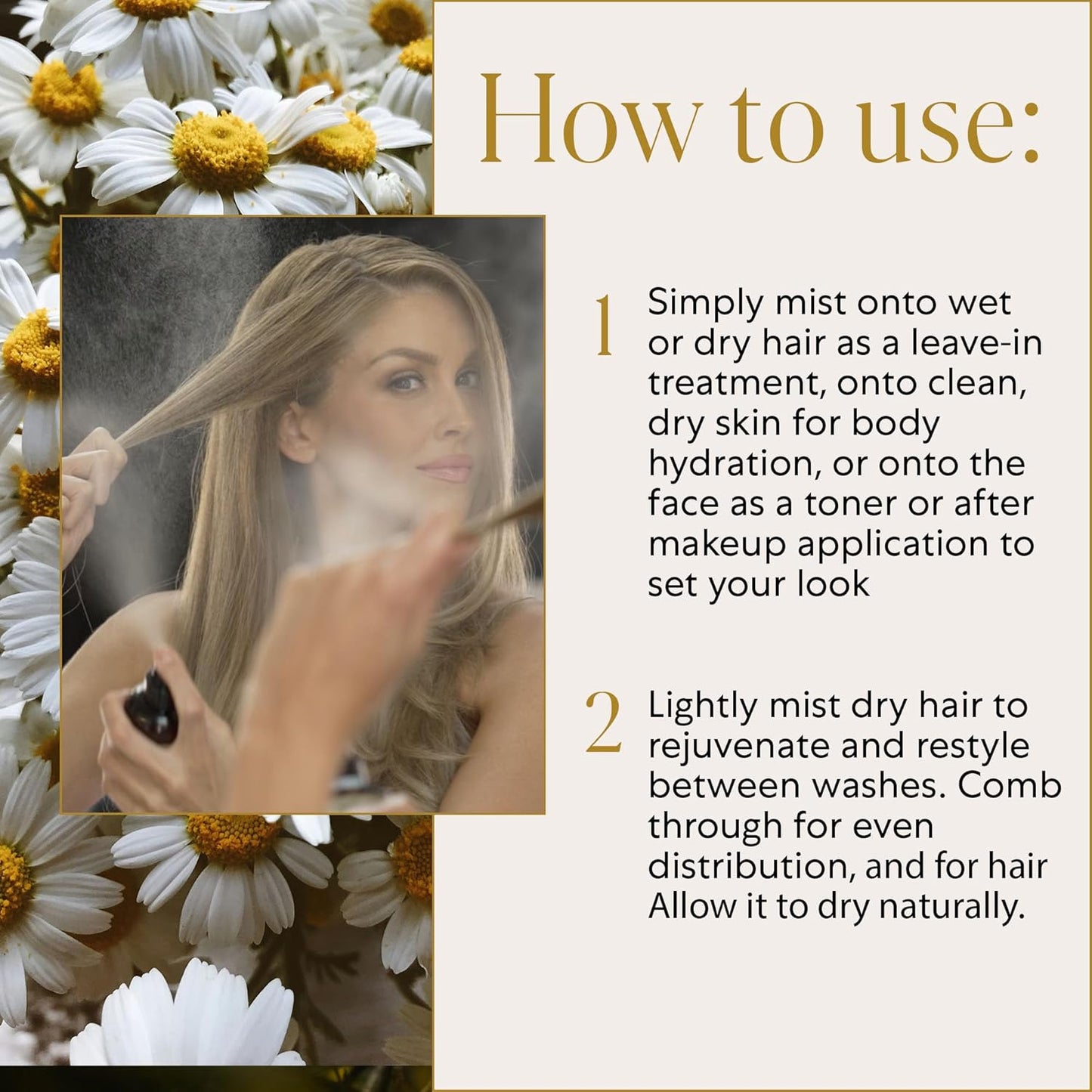 WEN Replenishing Treatment Mist - Hydrating Hair Oil Spray for Frizz Control | Sweet Almond Mint, 6 Fl Oz