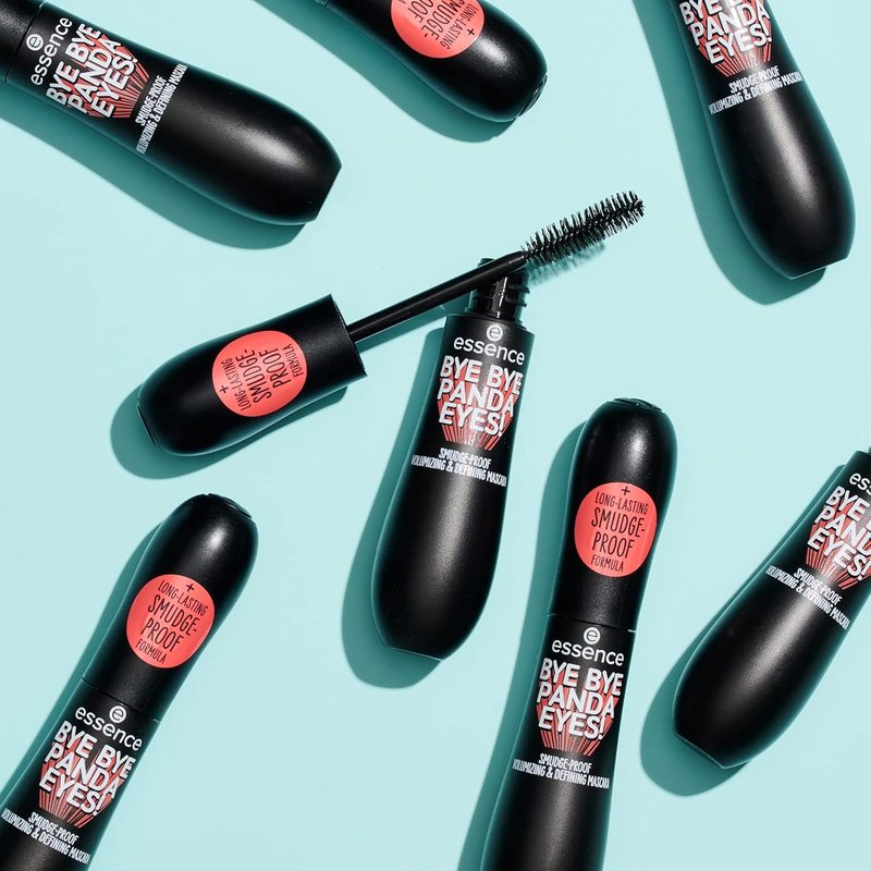 Essence | Bye Bye Panda Eyes Tubing Mascara | Smudge-Proof & Volumizing | Vegan, Cruelty-Free, Paraben-Free (1 Pack)