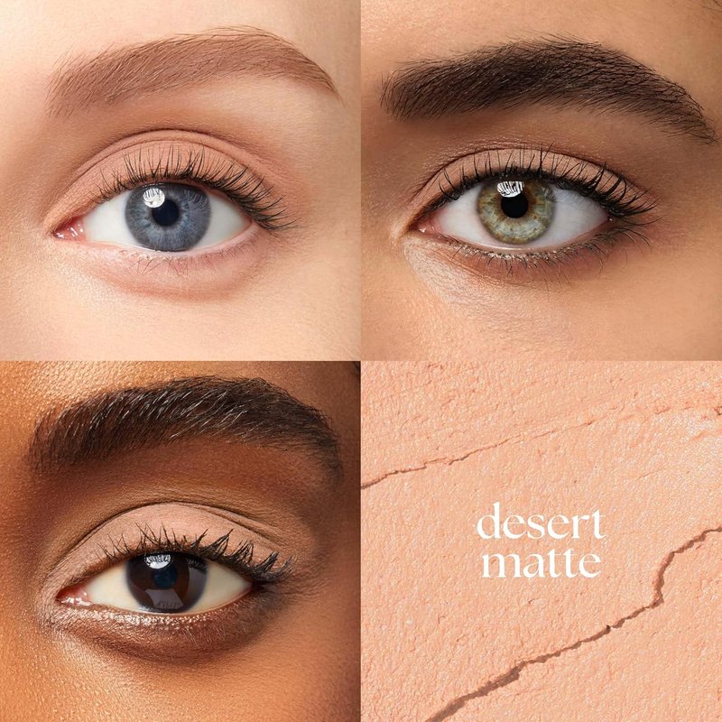 Julep Eyeshadow 101 Cream-to-Powder Waterproof Shadow Stick - Long-Lasting Desert Matte | Light Beige with Built-in Smudger