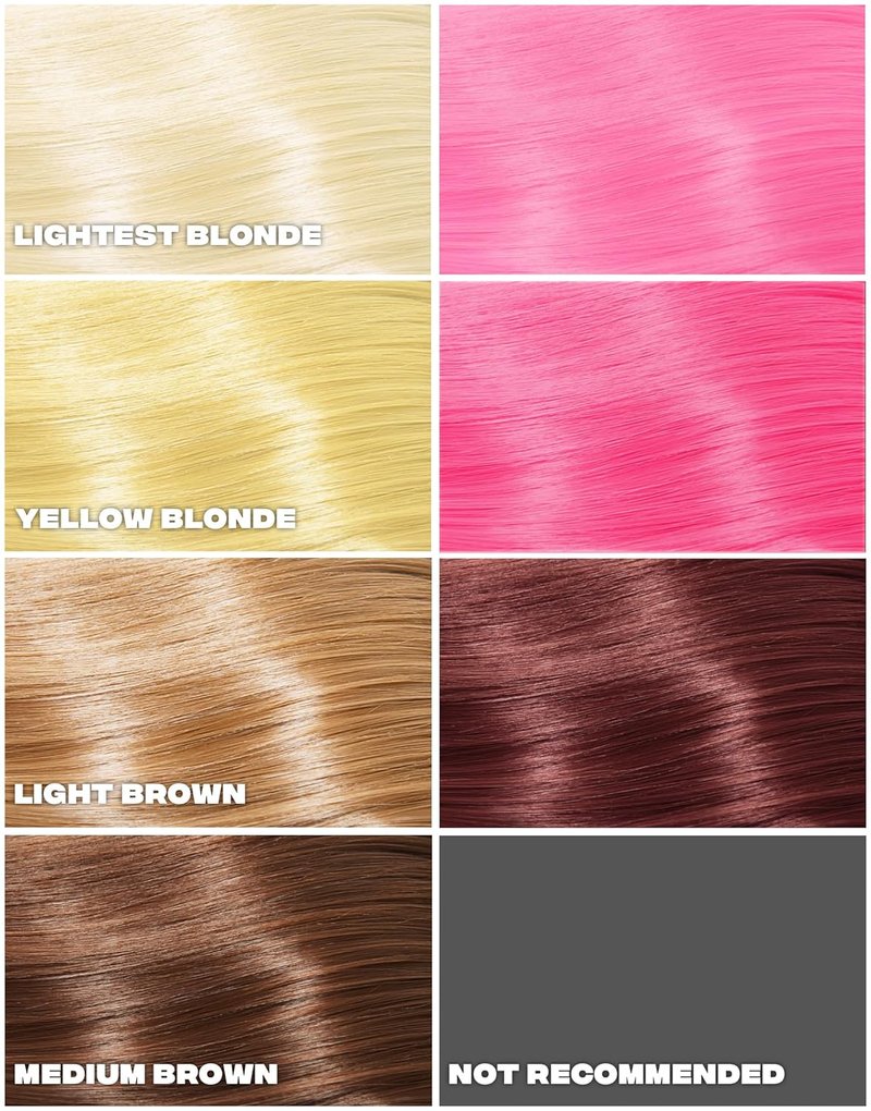 Good Dye Young x Miranda Rae Semi-Permanent Hair Color, Vegan and Cruelty-Free Light Pink Hair Dye, Last up to 24 Washes, Non-Damaging Conditioning Hair Color (5FL OZ, Baddie)