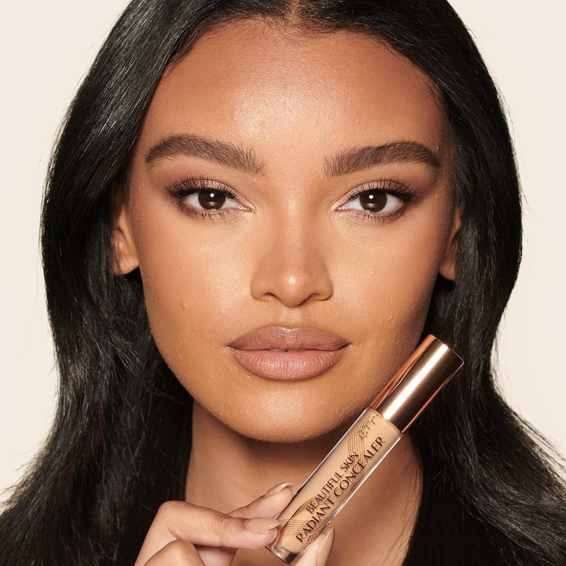 Charlotte Tilbury Beautiful Skin Concealer - Hydrating Under Eye Concealer for Dark Circles | Medium-Buildable Coverage