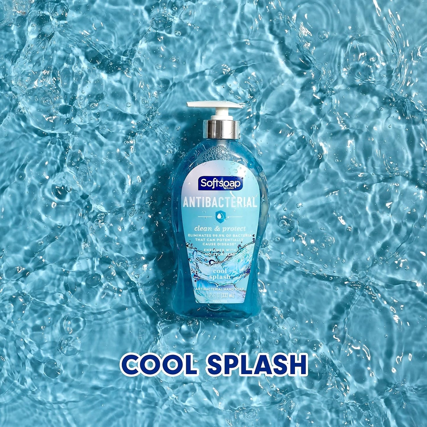 Softsoap Antibacterial Liquid Hand Soap - Clean & Protect, Cool Splash | 11.25 Fl. Oz