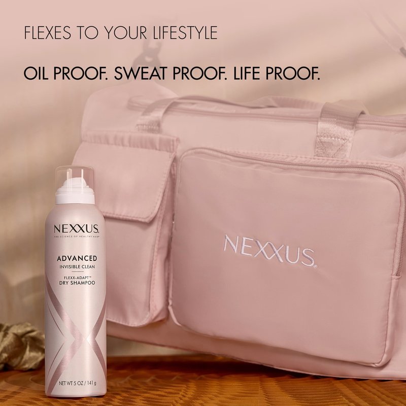 Nexxus Styling Refreshing Dry Shampoo For Oily Hair Advanced Invisible Clean Dry Shampoo Powered by Flexx-Adapt Technology and Infused with a Protein Complex 5 oz