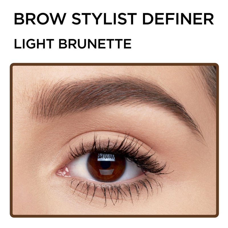 L'Oreal Paris Makeup Brow Stylist Definer Waterproof Eyebrow Pencil, Ultra-Fine Mechanical Pencil, Draws Tiny Brow Hairs and Fills in Sparse Areas and Gaps, Blonde, 0.003 Ounce (Pack of 2)