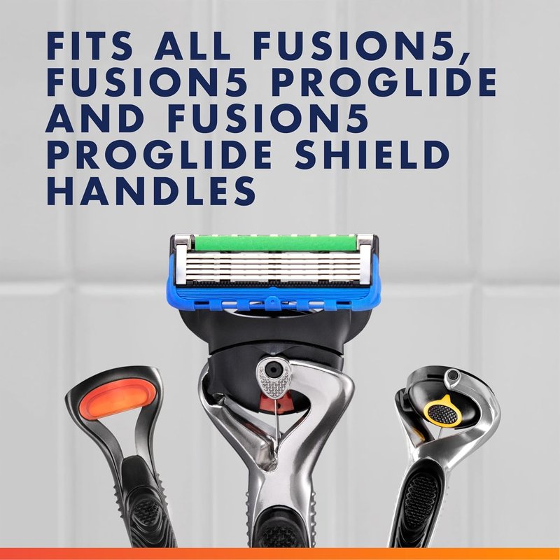 Gillette Fusion5 ProGlide Razor Blade Refills - 5-Blade Cartridges with Precision Trimmer & Enhanced Lubrication | 6 Count