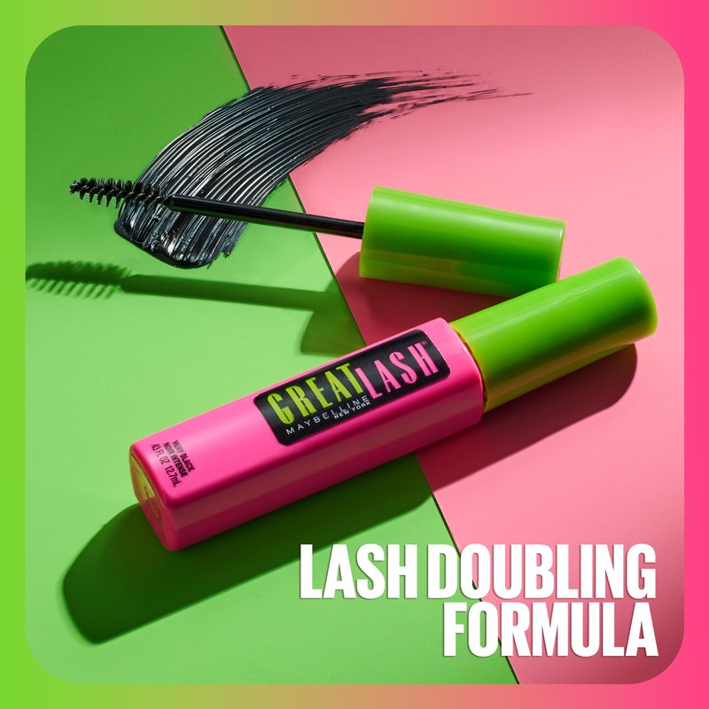 Maybelline Great Lash Clear Mascara, Conditioning Formula for Lashes and Eyebrows for a Natural Eye Makeup Look, 1 Count