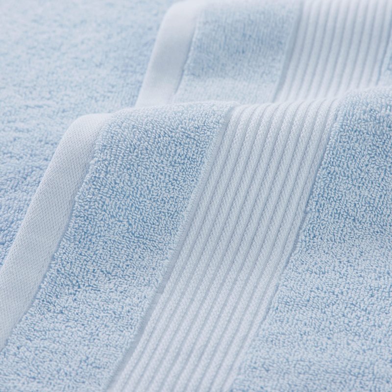 Arkwright Solid Hand Towels, Pack of 6, 100% Cotton 600 GSM Soft Absorbent Guest Bathroom Towels for Hotel, Spa or Vacation Rental, 28 x 16 in, Misty Blue